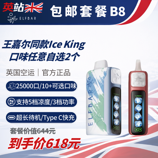 B9 Bundle (FREE Shipping ElfBar Ice King Device x2)