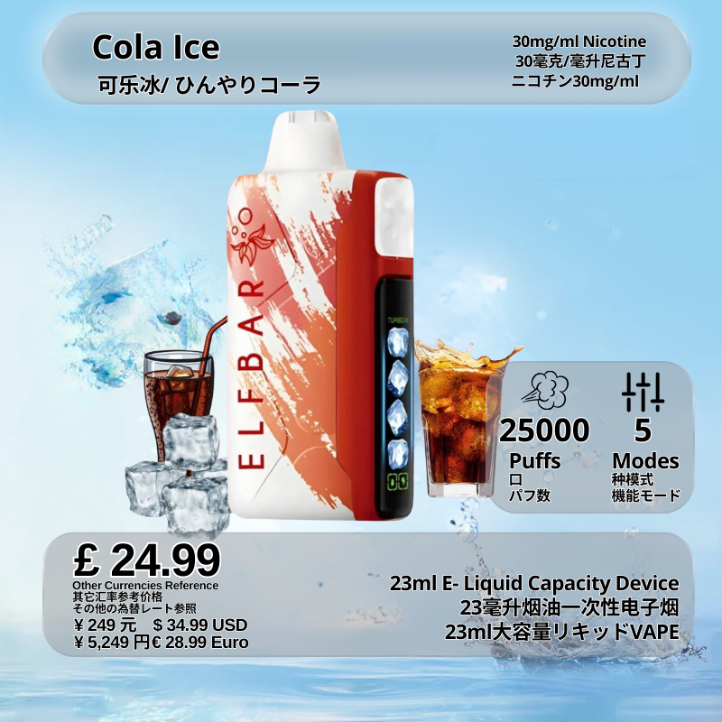 🔥王嘉尔同款Elf Bar Ice King