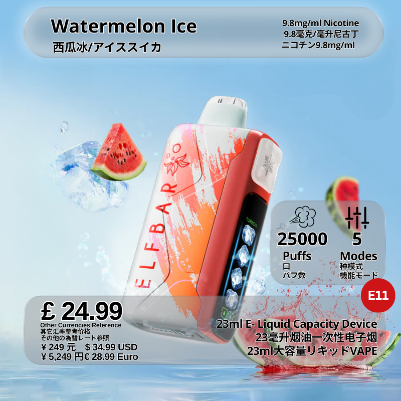 🔥王嘉尔同款Elf Bar Ice King